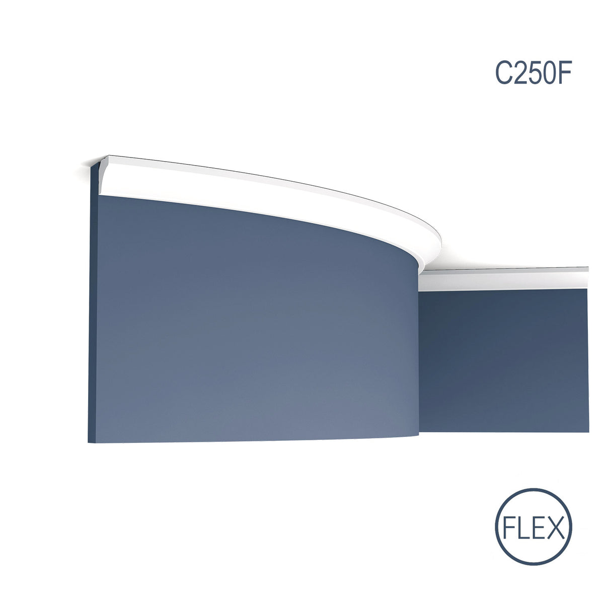 Cornisa de techo de poliuretano Flex 250