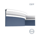 Cornisa de techo de poliuretano Flex Noblesse 321