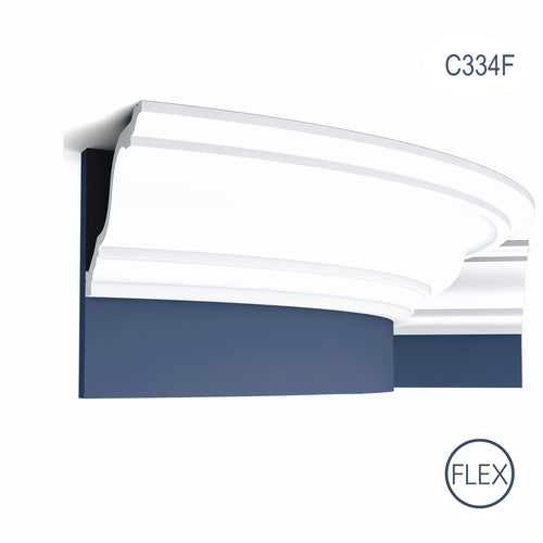 Cornisa de techo de poliuretano Flex 334