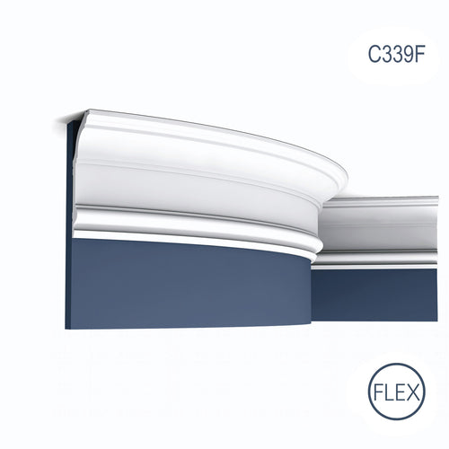 Cornisa de techo de poliuretano Flex Noblesse 339
