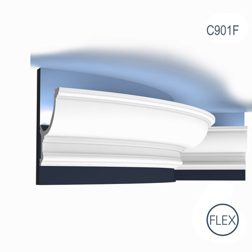 Cornisa de techo de poliuretano Flex 901