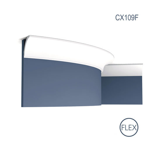 Cornisa de techo de poliuretano Flex 109