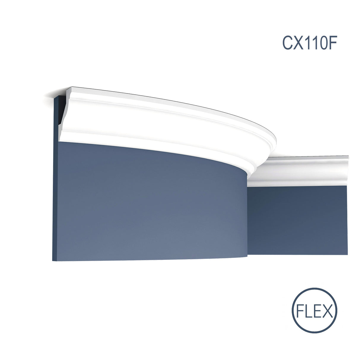 Cornisa de techo de poliuretano Axxent Flex 110