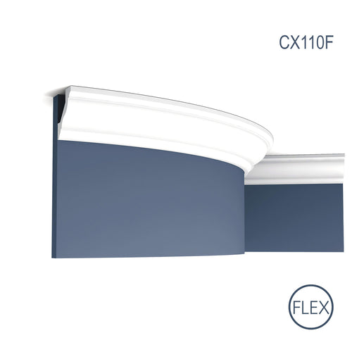 Cornisa de techo de poliuretano Axxent Flex 110