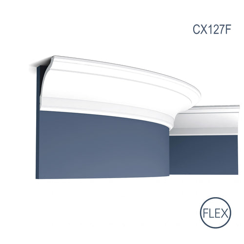 Cornisa de techo de poliuretano Flex 127