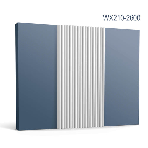 Panel de pared 3D Reed 2,6 m
