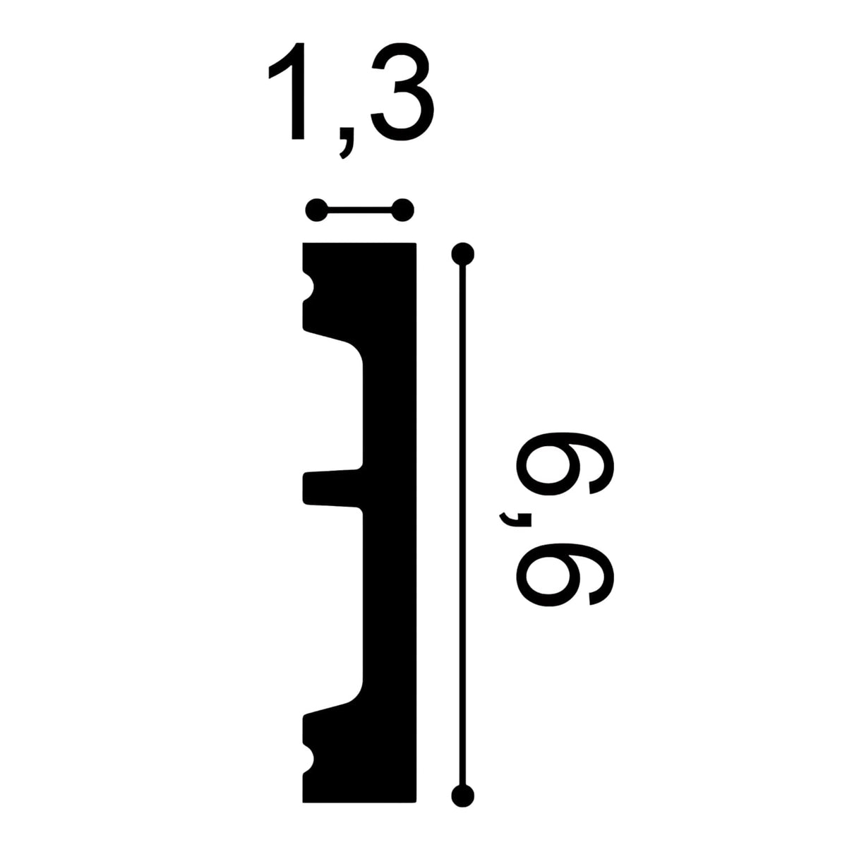 Zócalo Square DX157 2,6 m