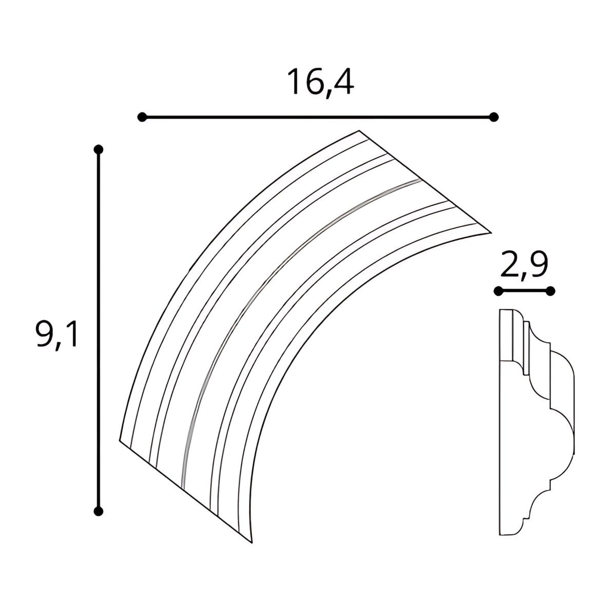 Accesorio para moldura 4020