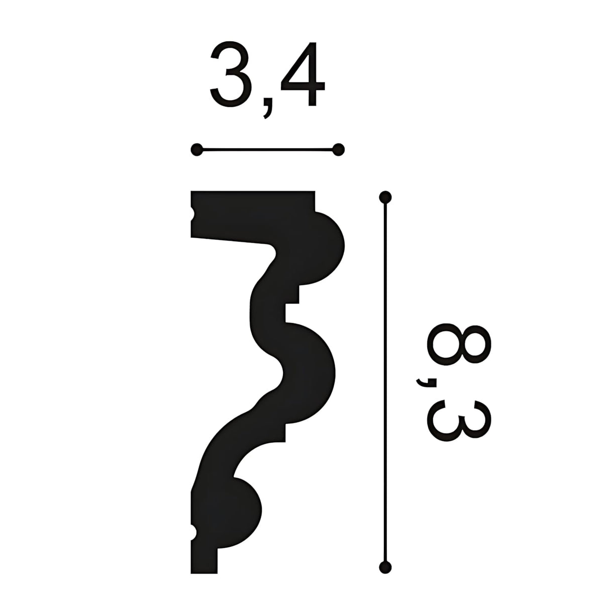 Moldura Autoire 4025 Flex