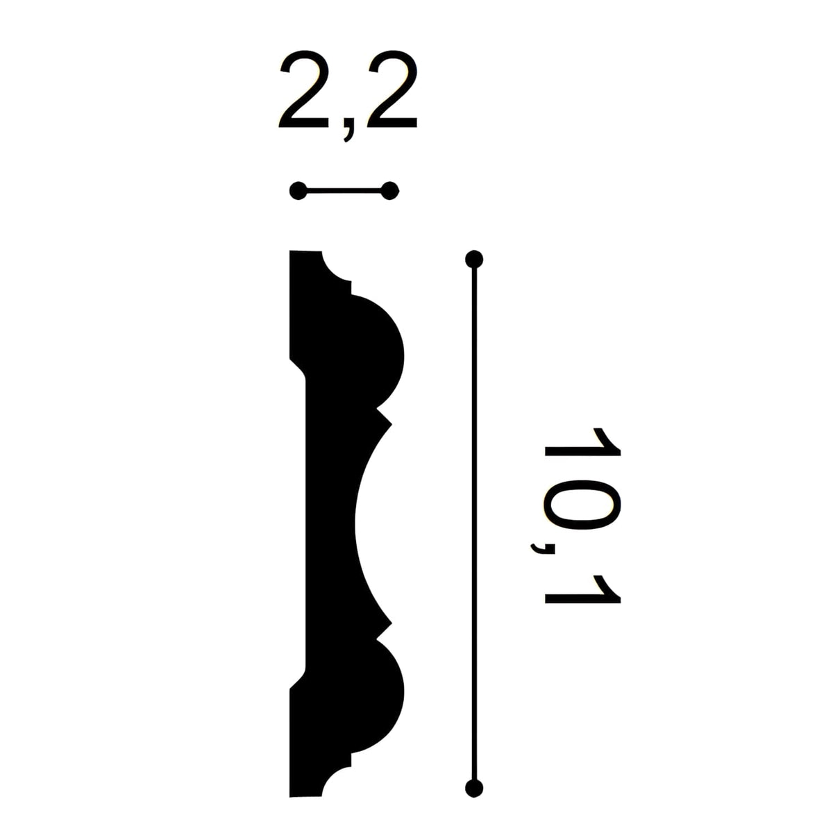 Moldura 8040