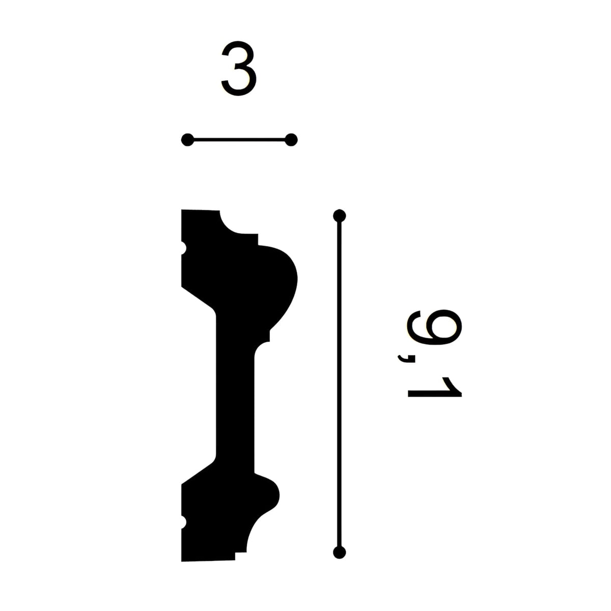 Moldura 9010