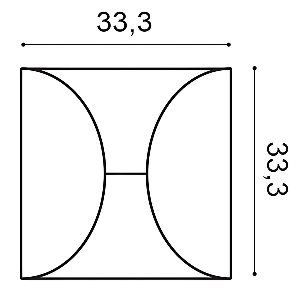 Panel de pared 3D Circle
