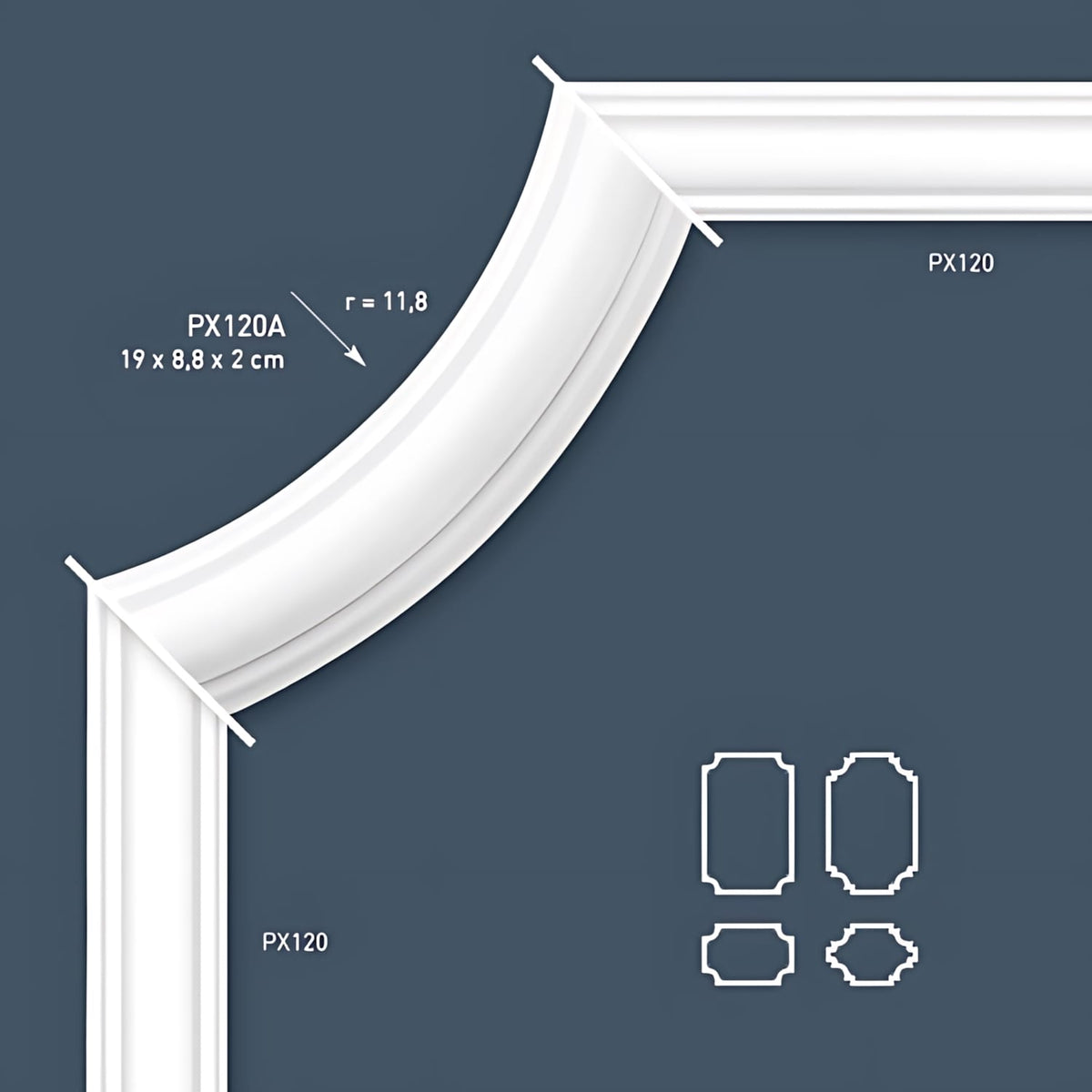 Accesorio para moldura 120