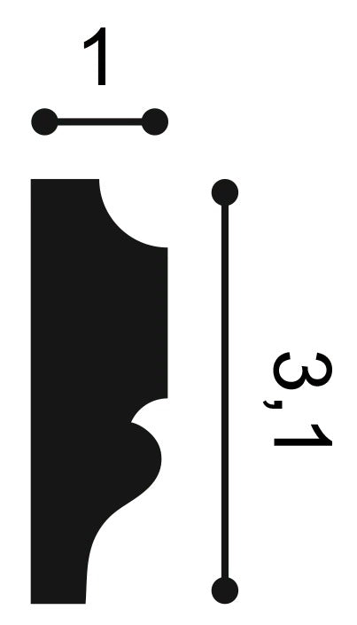 Medidas moldura PX116