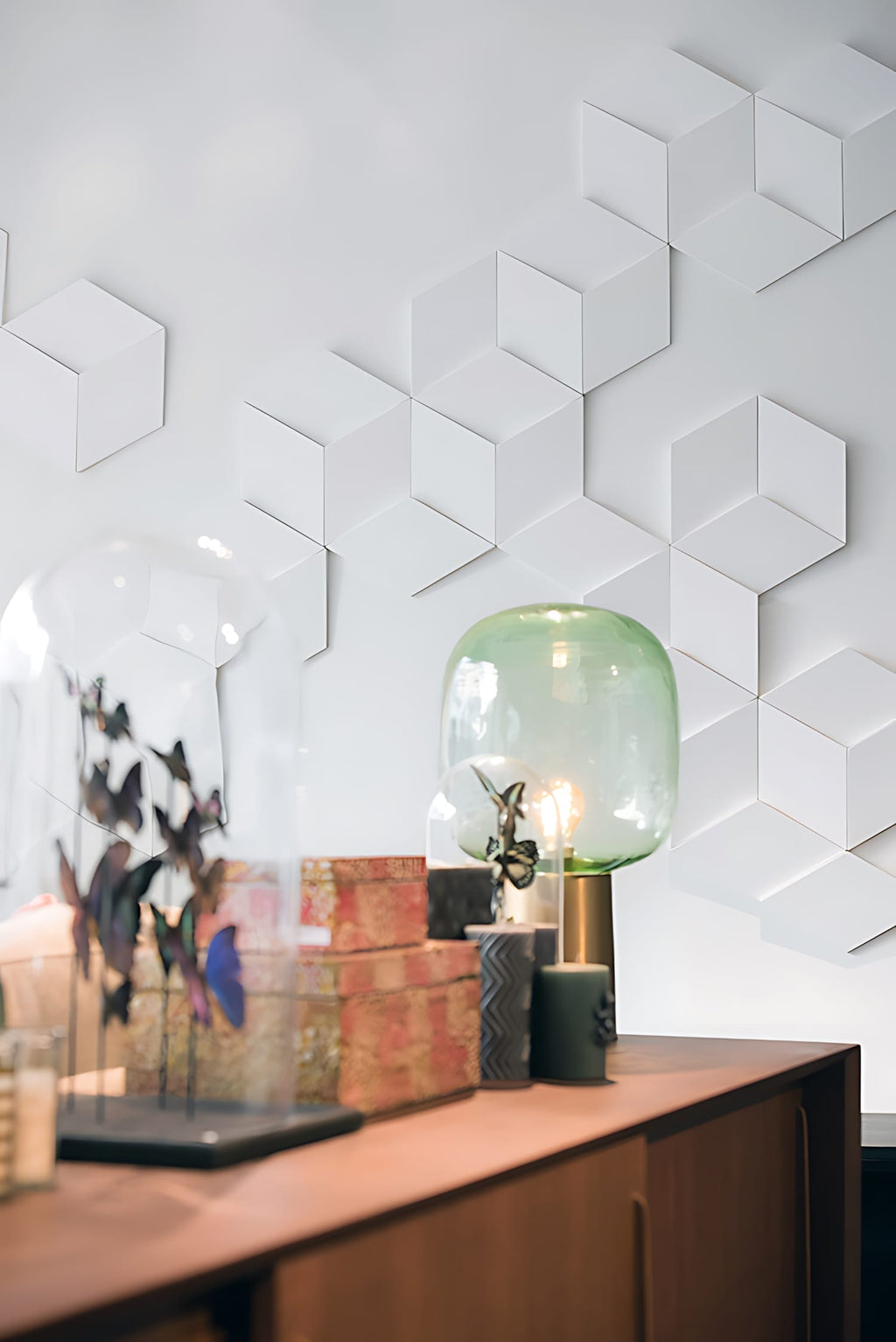 Panel de pared 3D Rombus 100