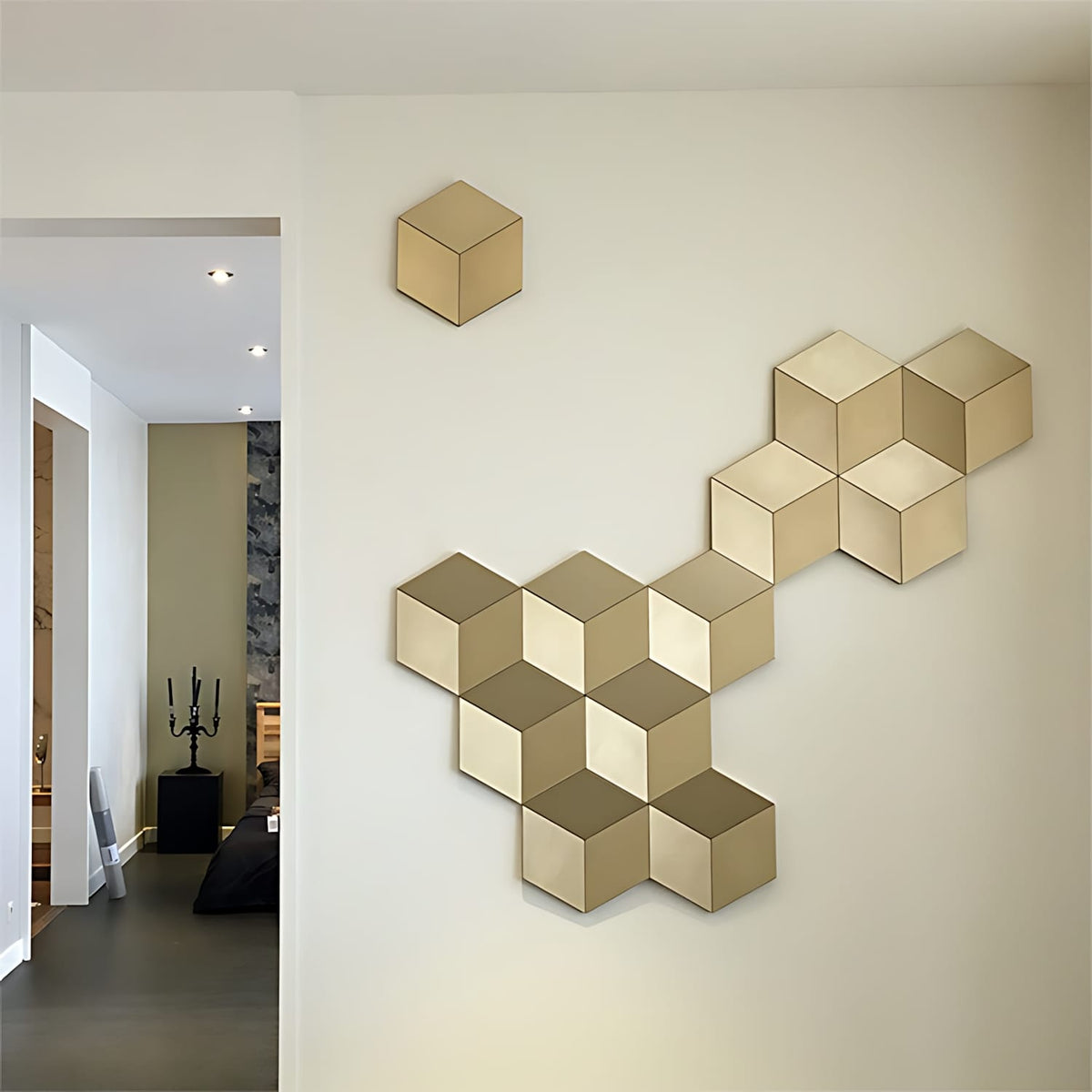 Panel de pared 3D Rombus 100