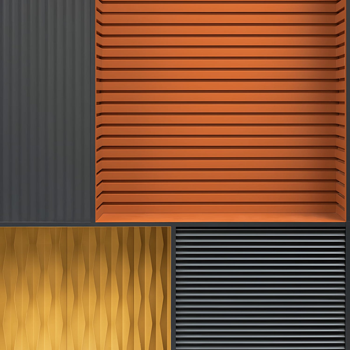 Revestimiento de pared 3D Flex Zigzag