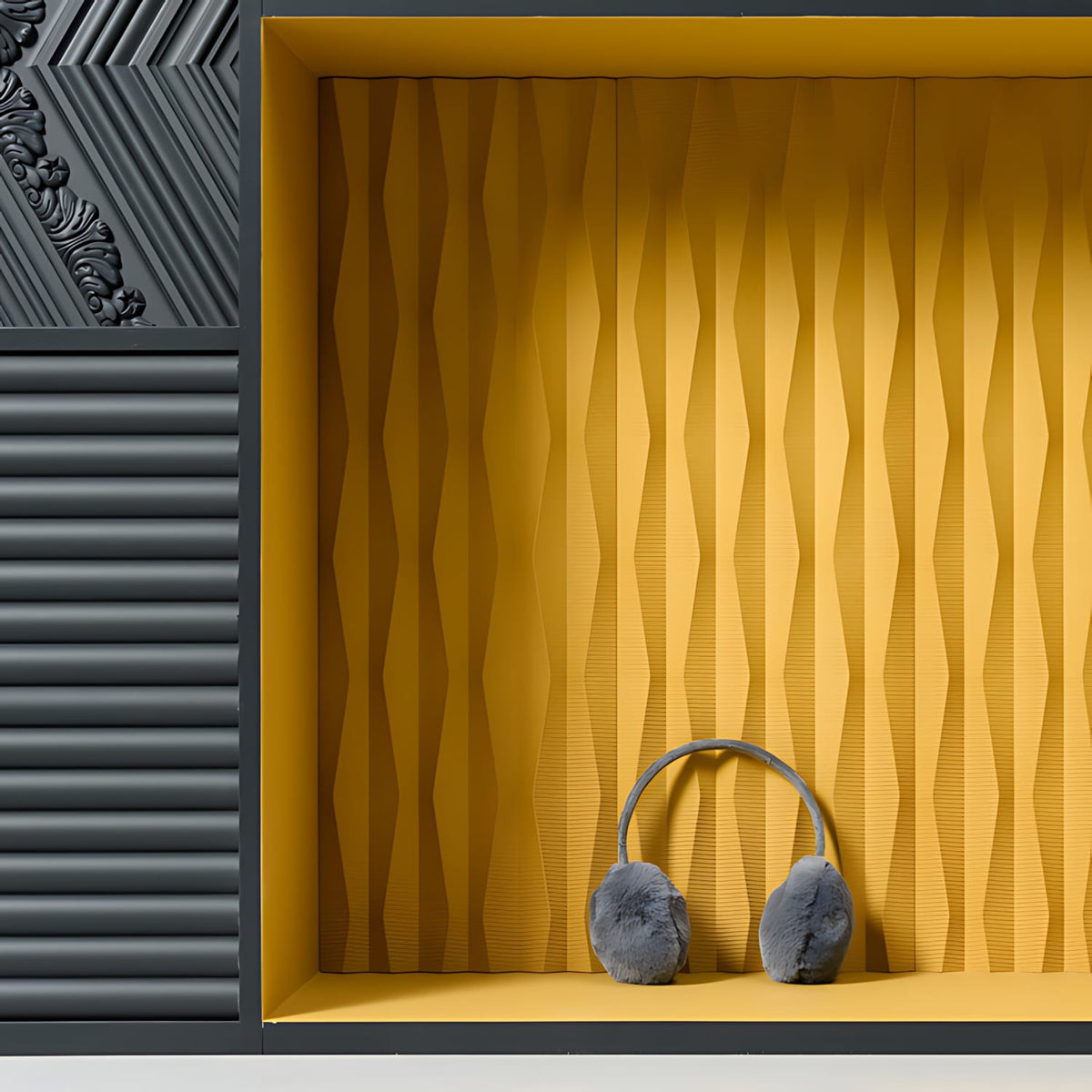 Revestimiento de pared 3D Ridge