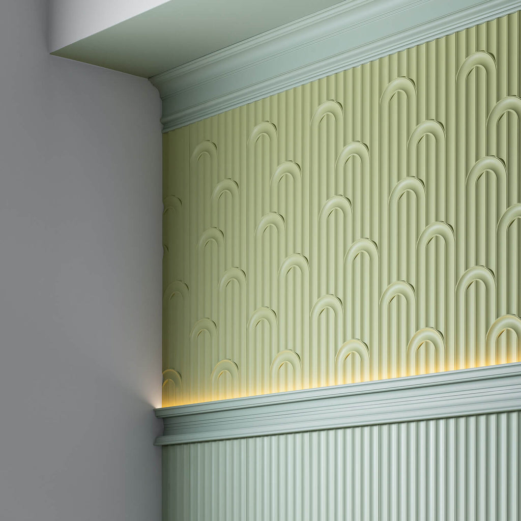 Panel de pared 3D Valley Loop