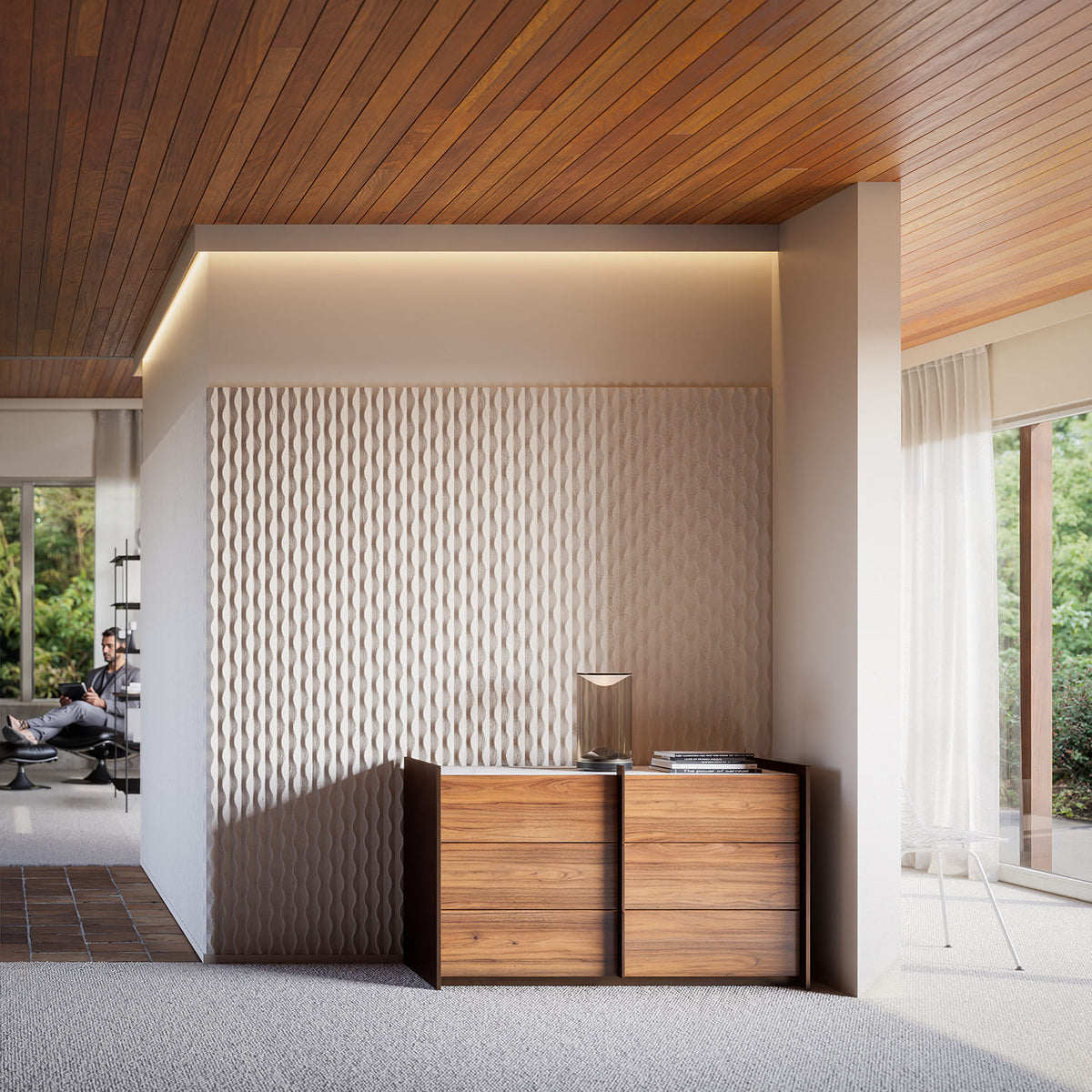 Panel de pared 3D Zea